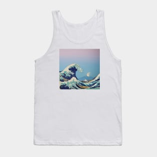 The Great Wave - Moon Tank Top